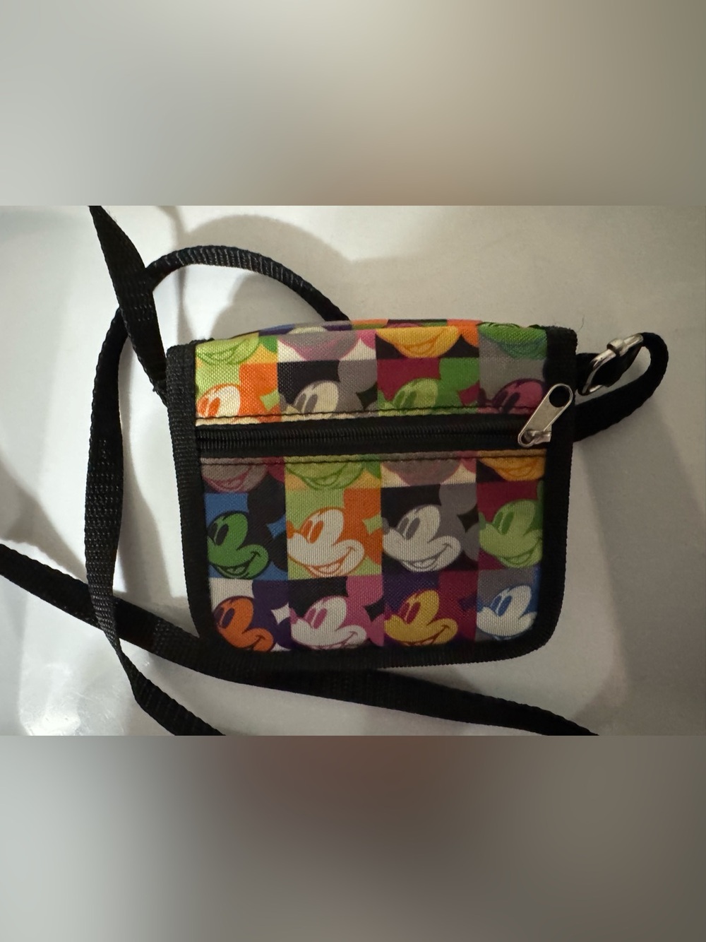 Disney Park small wallet Colorblock Mickey